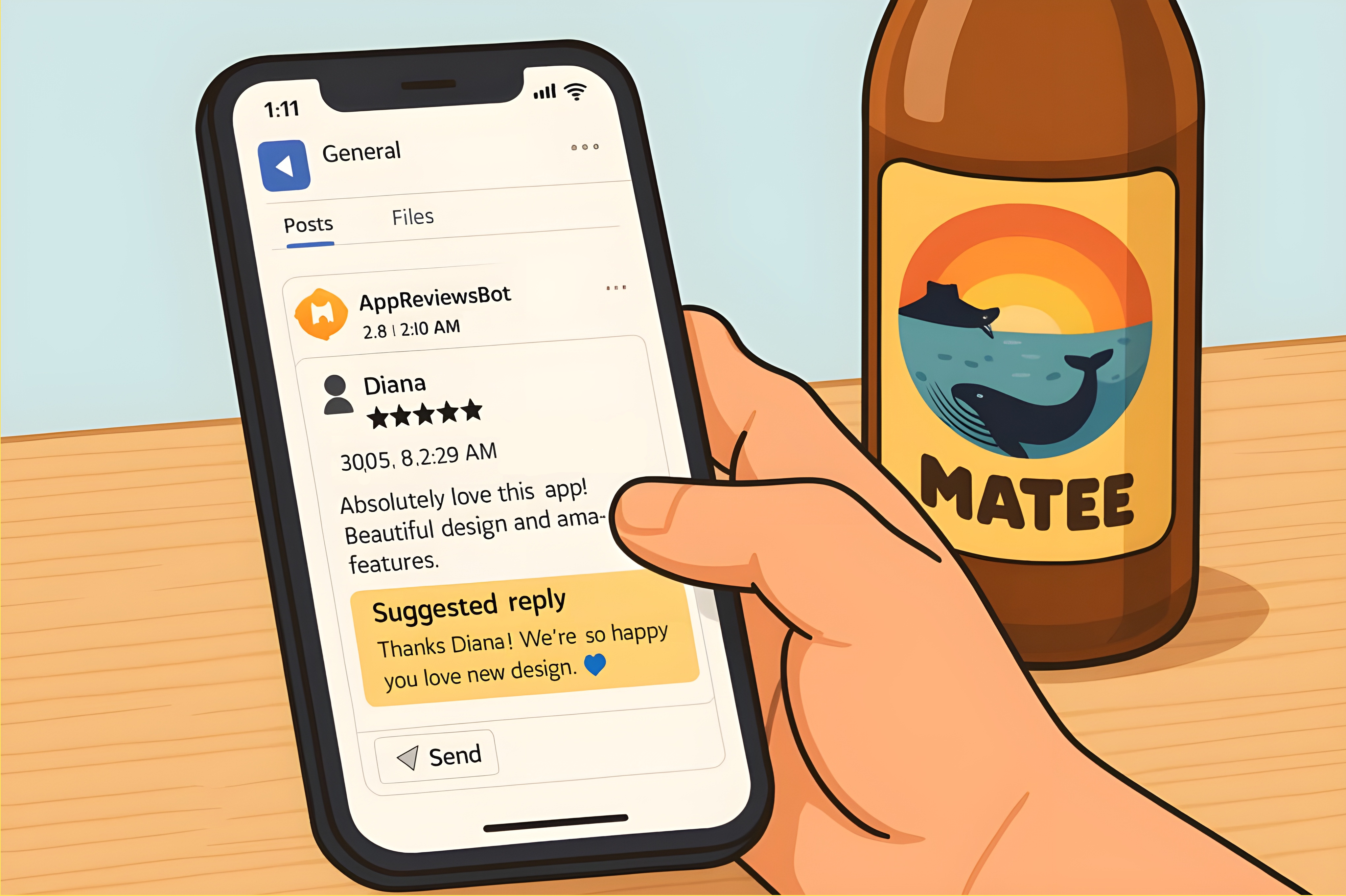 AppReviewzz dashboard showing review management interface